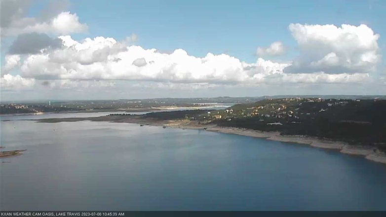 Lake Travis webcam, July 6, 2023 10:45 AM CT