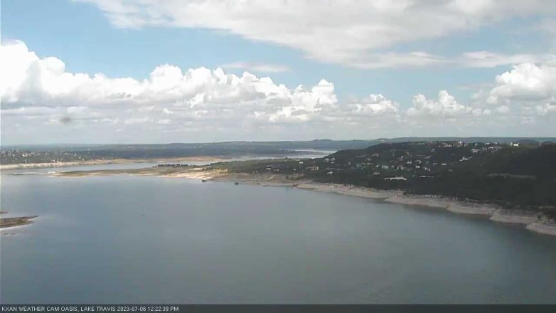 Lake Travis webcam, July 6, 2023 12:25 PM CT