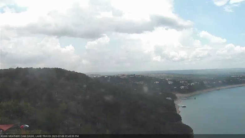 Lake Travis webcam, July 6, 2023 1:45 PM CT