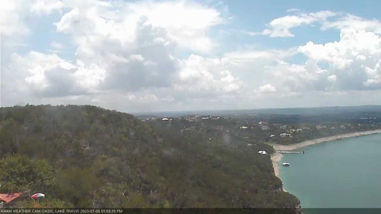 Lake Travis webcam, July 6, 2023 2:00 PM CT