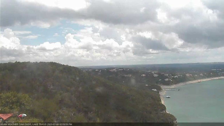 Lake Travis webcam, July 6, 2023 3:00 PM CT