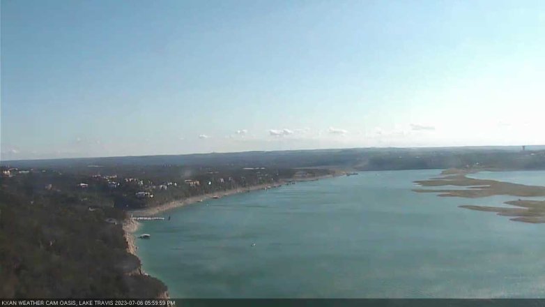 Lake Travis webcam, July 6, 2023 6:00 PM CT