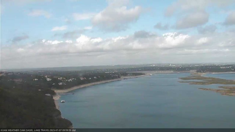 Lake Travis webcam, July 7, 2023 10:00 AM CT