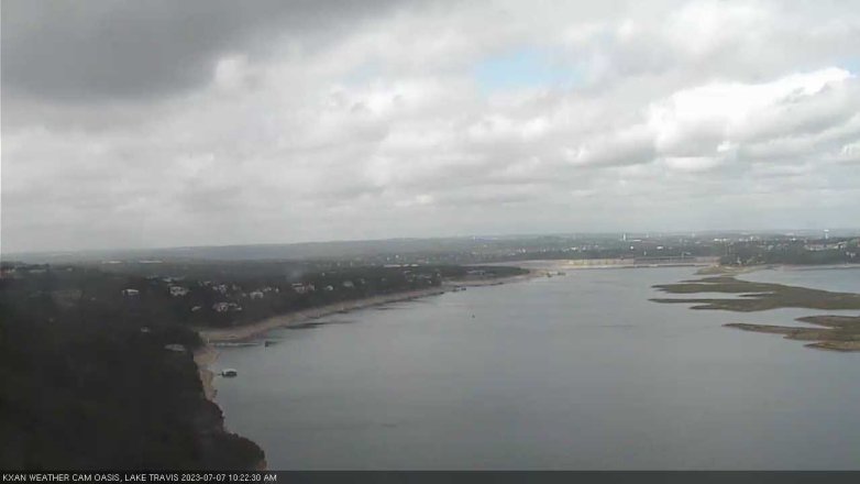 Lake Travis webcam, July 7, 2023 10:25 AM CT