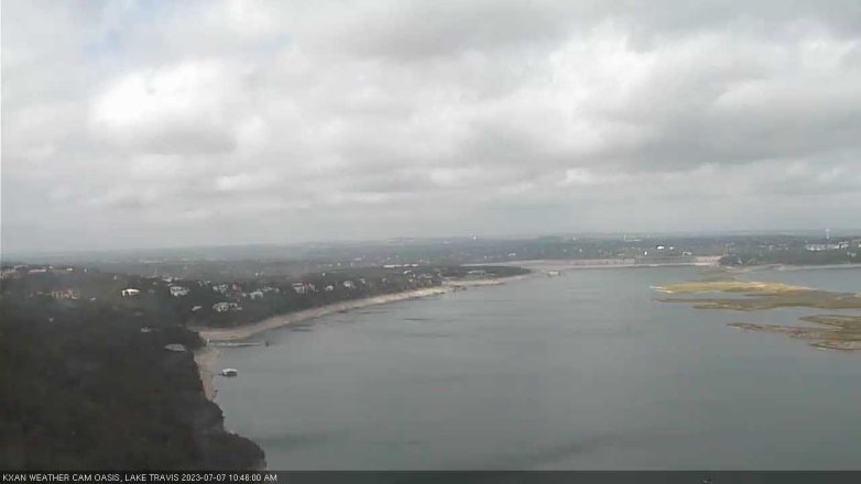 Lake Travis webcam, July 7, 2023 10:45 AM CT