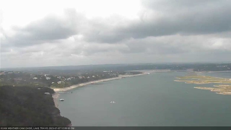 Lake Travis webcam, July 7, 2023 12:00 PM CT