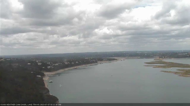 Lake Travis webcam, July 7, 2023 2:25 PM CT