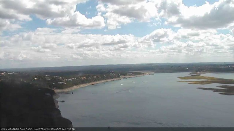 Lake Travis webcam, July 7, 2023 4:25 PM CT