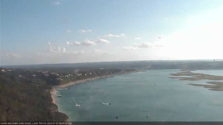 Lake Travis webcam, July 7, 2023 6:45 PM CT