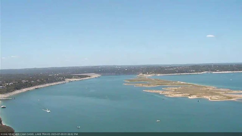 Lake Travis webcam, July 9, 2023 1:00 PM CT
