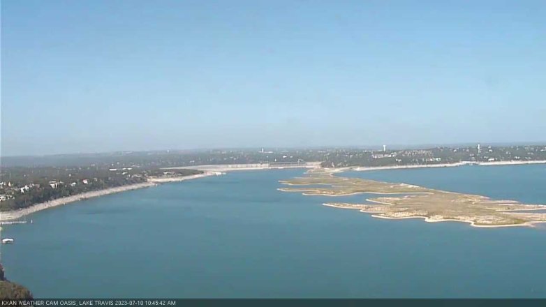 Lake Travis webcam, July 10, 2023 10:45 AM CT