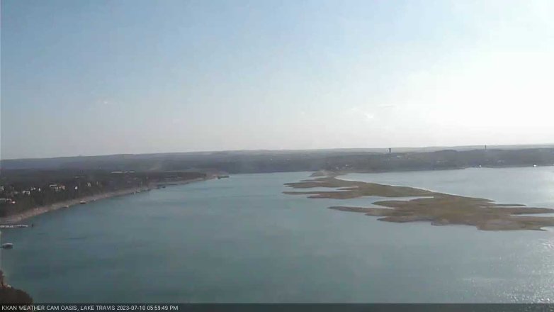 Lake Travis webcam, July 10, 2023 6:00 PM CT