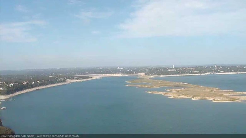 Lake Travis webcam, July 11, 2023 10:00 AM CT