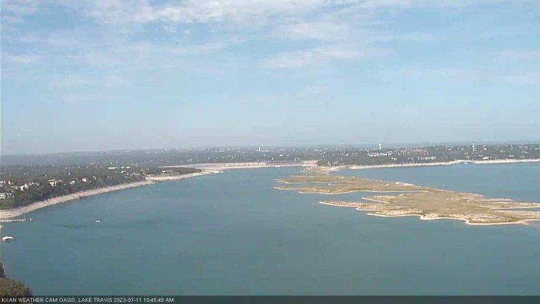 Lake Travis webcam, July 11, 2023 10:45 AM CT
