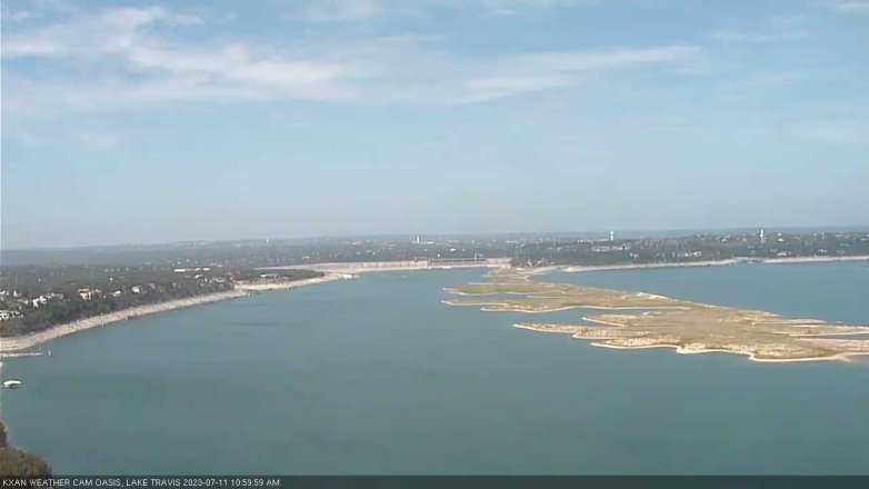 Lake Travis webcam, July 11, 2023 11:00 AM CT