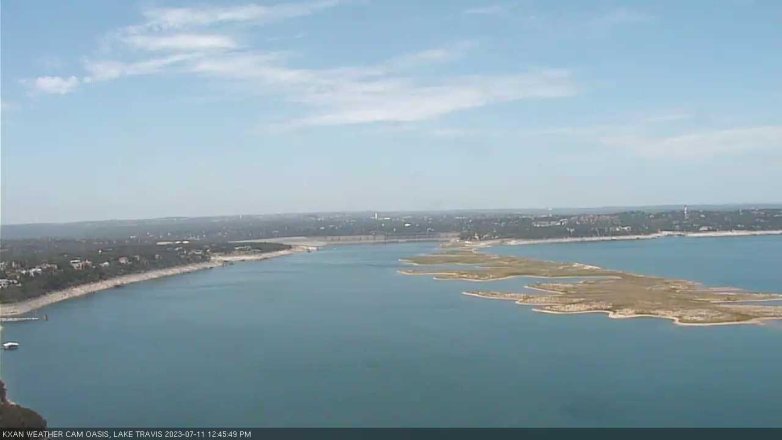 Lake Travis webcam, July 11, 2023 12:45 PM CT