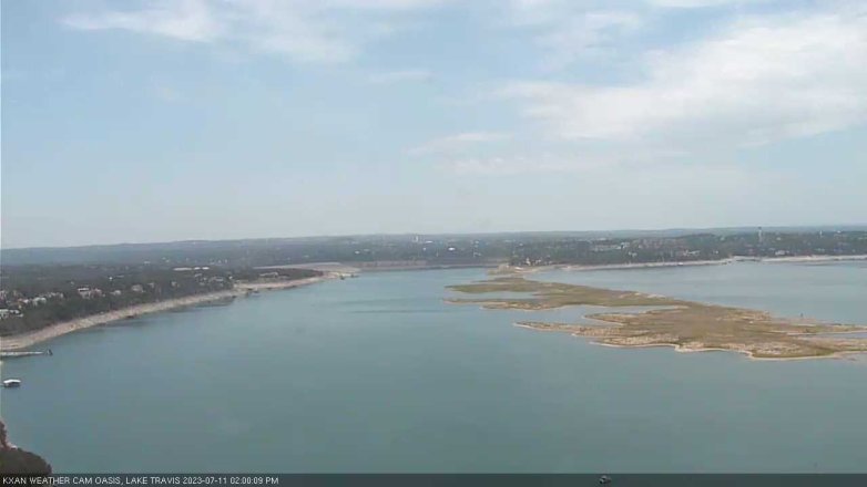 Lake Travis webcam, July 11, 2023 2:00 PM CT