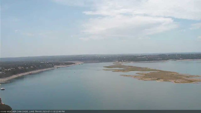Lake Travis webcam, July 11, 2023 2:25 PM CT