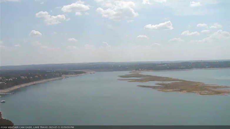 Lake Travis webcam, July 11, 2023 4:00 PM CT