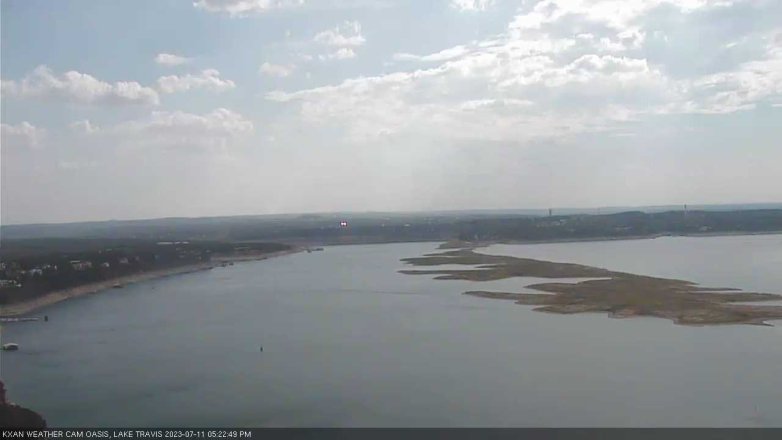 Lake Travis webcam, July 11, 2023 5:25 PM CT