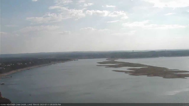 Lake Travis webcam, July 11, 2023 6:00 PM CT