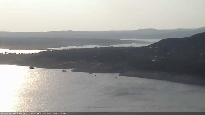 Lake Travis webcam, July 11, 2023 7:00 PM CT