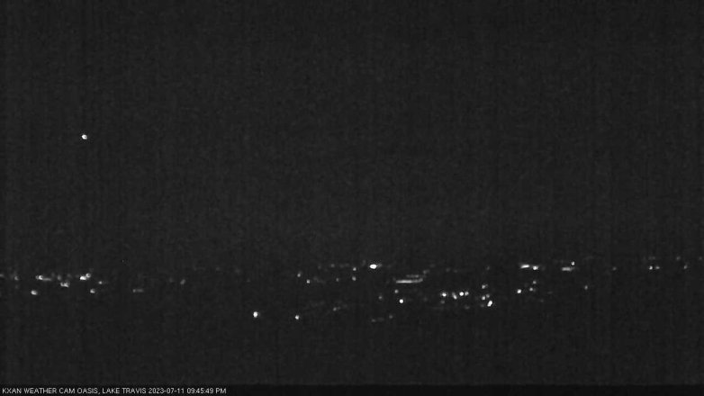 Lake Travis webcam, July 11, 2023 9:45 PM CT