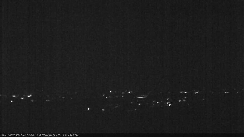 Lake Travis webcam, July 11, 2023 11:45 PM CT