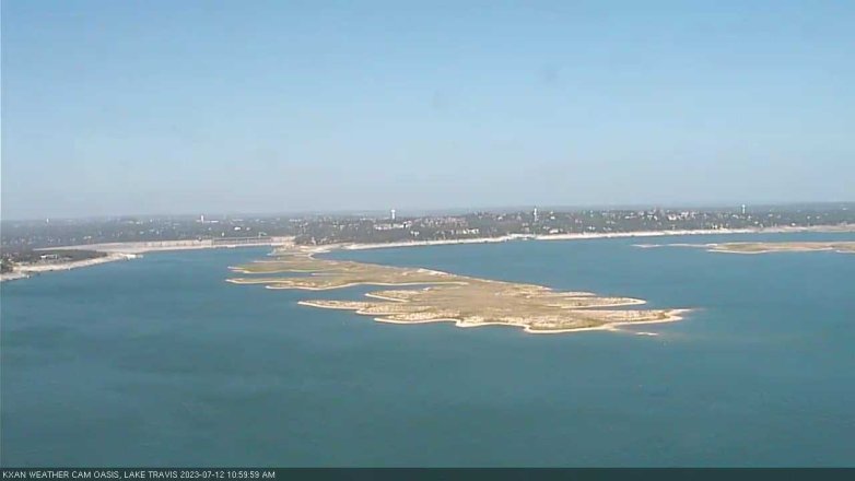 Lake Travis webcam, July 12, 2023 11:00 AM CT