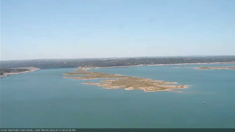 Lake Travis webcam, July 12, 2023 2:25 PM CT