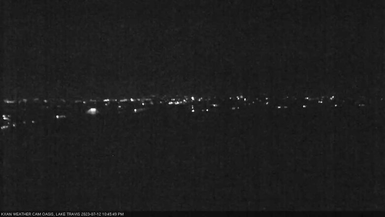 Lake Travis webcam, July 12, 2023 10:45 PM CT
