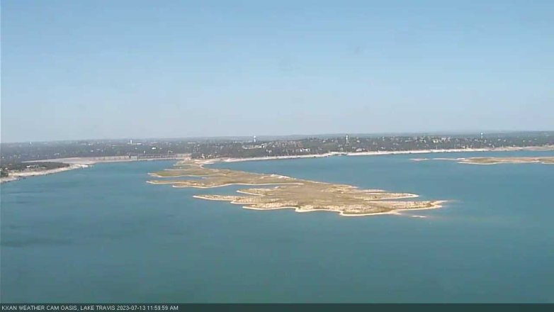 Lake Travis webcam, July 13, 2023 12:00 PM CT