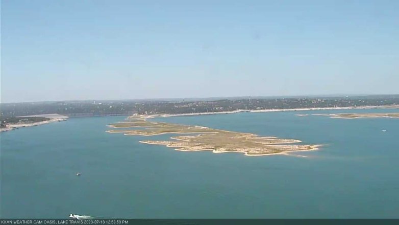 Lake Travis webcam, July 13, 2023 1:00 PM CT