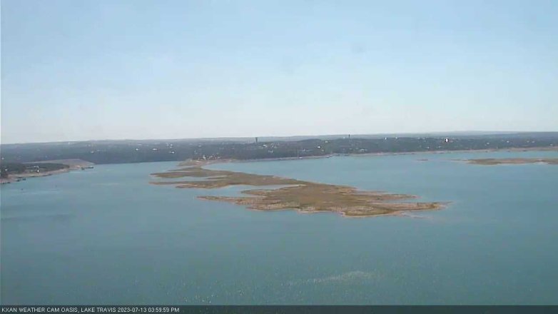 Lake Travis webcam, July 13, 2023 4:00 PM CT