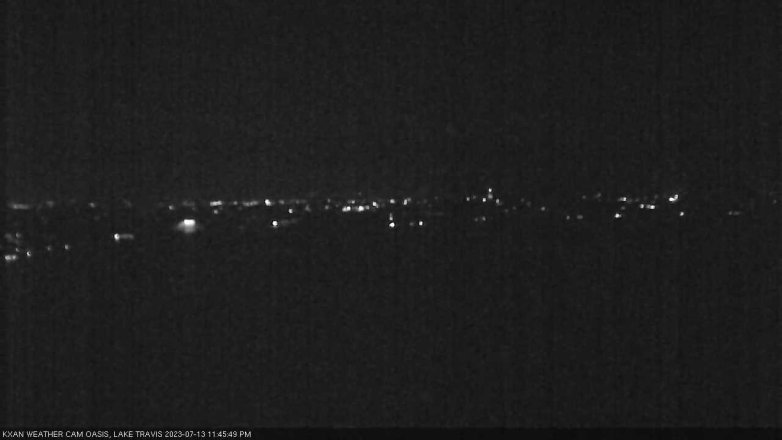 Lake Travis webcam, July 13, 2023 11:45 PM CT