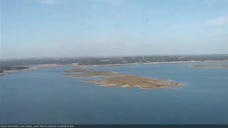 Lake Travis webcam, July 14, 2023 10:00 AM CT