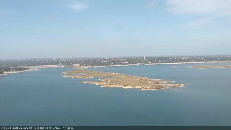 Lake Travis webcam, July 14, 2023 10:25 AM CT