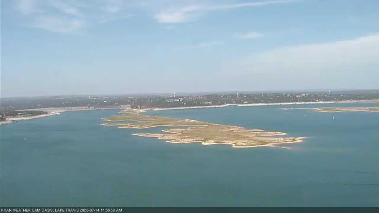 Lake Travis webcam, July 14, 2023 12:00 PM CT