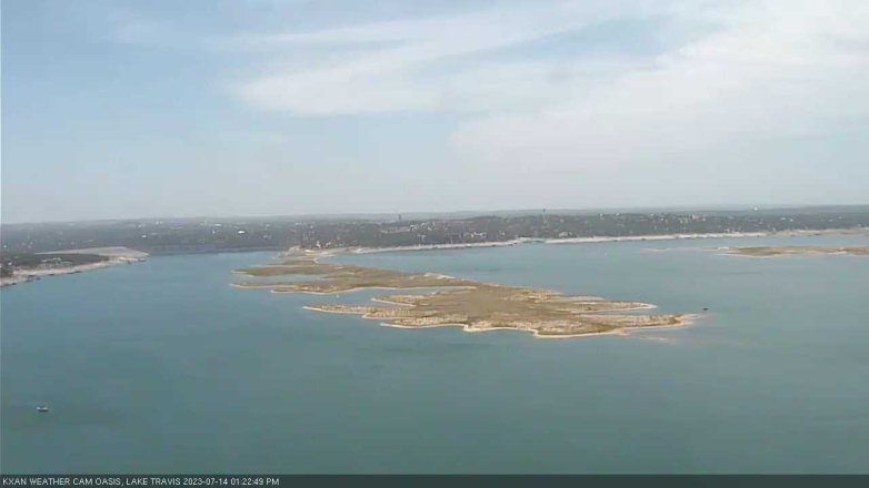 Lake Travis webcam, July 14, 2023 1:25 PM CT