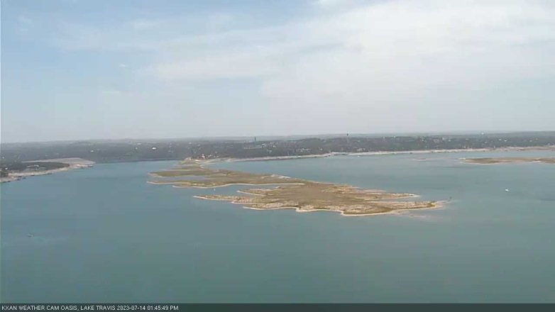 Lake Travis webcam, July 14, 2023 1:45 PM CT