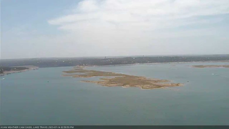 Lake Travis webcam, July 14, 2023 3:00 PM CT