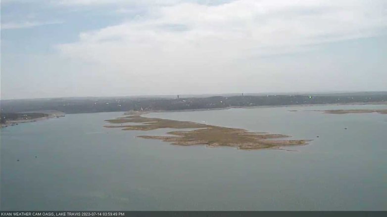 Lake Travis webcam, July 14, 2023 4:00 PM CT