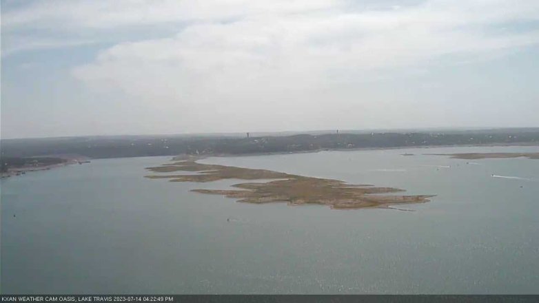 Lake Travis webcam, July 14, 2023 4:25 PM CT