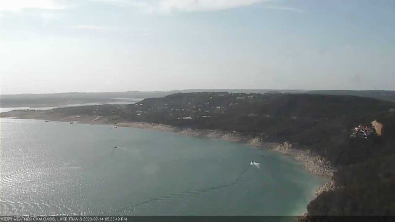Lake Travis webcam, July 14, 2023 5:25 PM CT