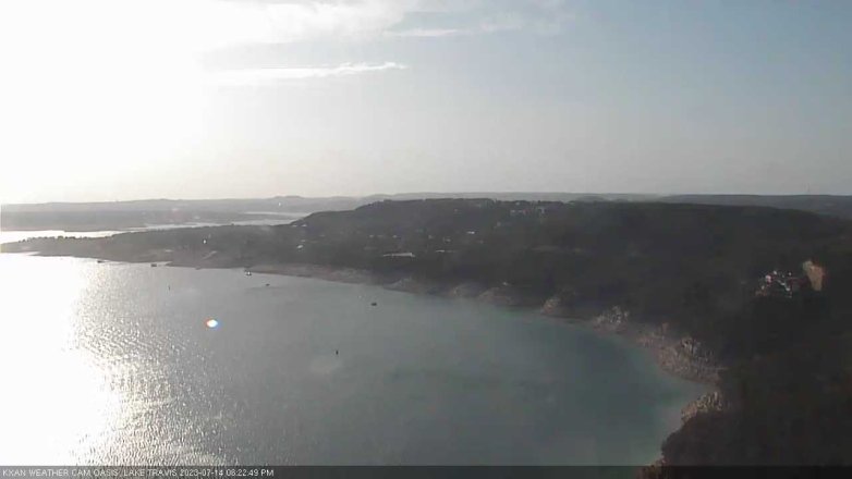 Lake Travis webcam, July 14, 2023 6:25 PM CT