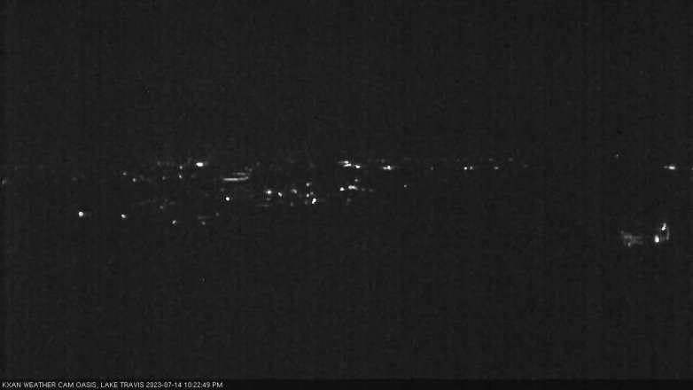 Lake Travis webcam, July 14, 2023 10:25 PM CT