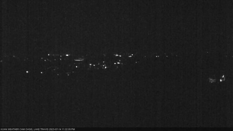 Lake Travis webcam, July 14, 2023 11:25 PM CT