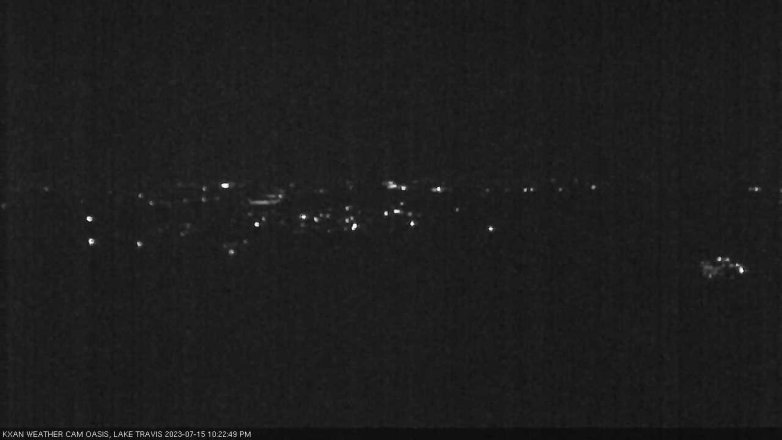 Lake Travis webcam, July 15, 2023 10:25 PM CT