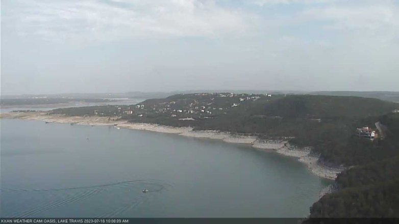 Lake Travis webcam, July 16, 2023 10:00 AM CT