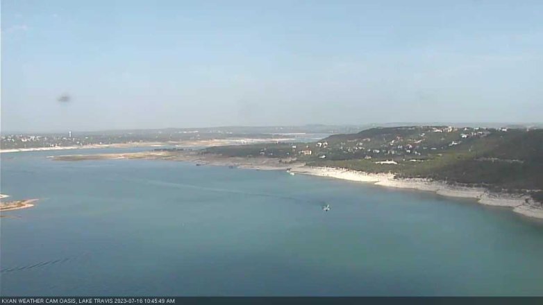 Lake Travis webcam, July 16, 2023 10:45 AM CT
